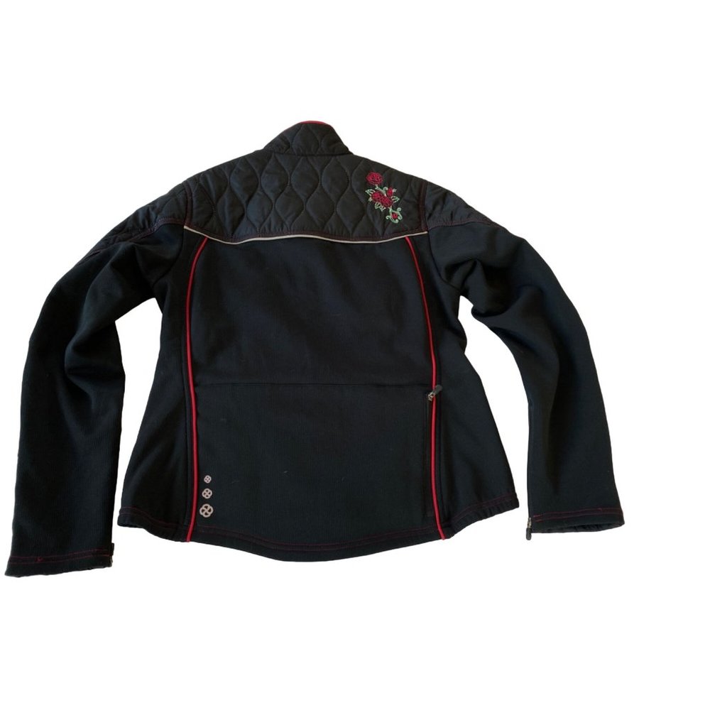 Pearl Izumi Quilted Thermal Insulated Tour Jacket M Cycling Black Full Zip - Picture 8 of 14